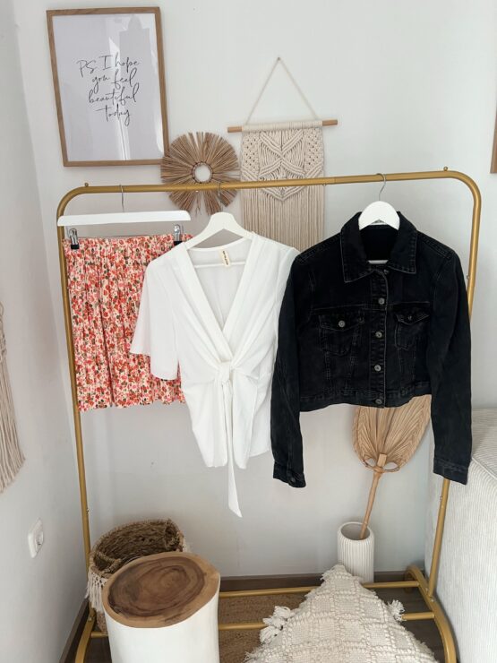 0075 Jeansjacke dunkelgrau - Image 6