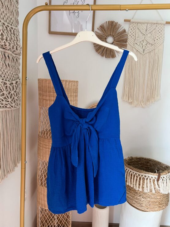 Community Kollektion: 0128 Musselin Top mit Knoten – Bild 6