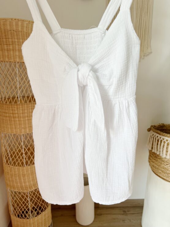 Community Kollektion: 0128 Musselin Top mit Knoten – Bild 10
