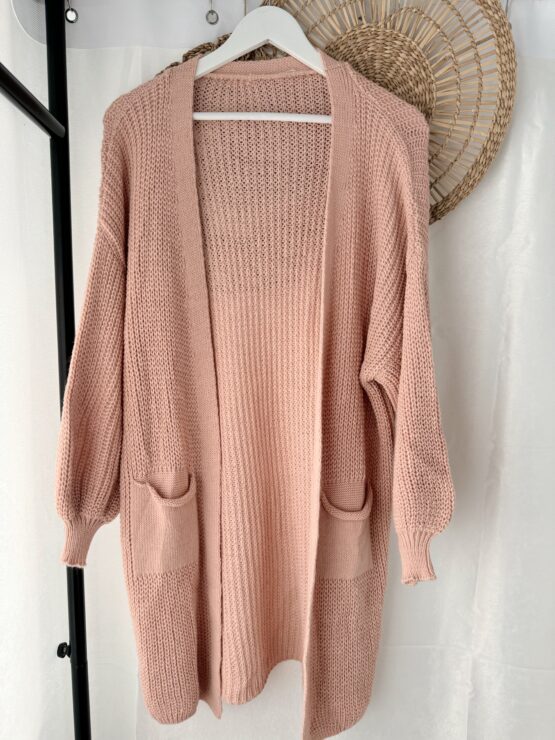 0178 lookforward x Sarah Cardigan in khaki, grau, rosa, beige, schwarz – Bild 6