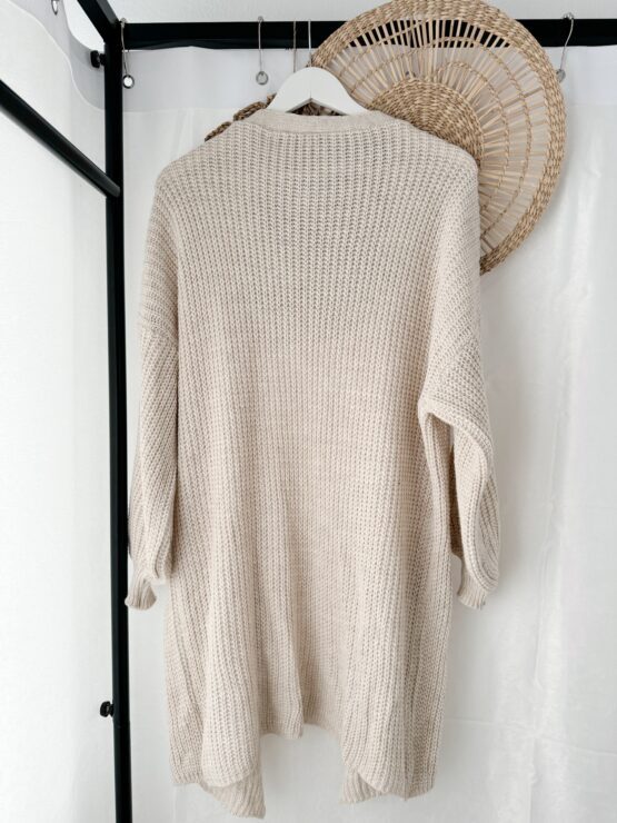 0178 lookforward x Sarah Cardigan in khaki, grau, rosa, beige, schwarz – Bild 9
