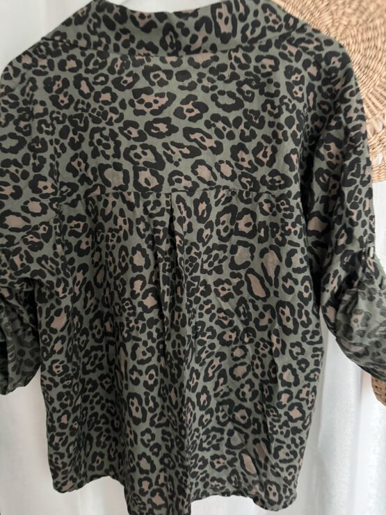 Leo Bluse 0189 in khaki, camel, beige, weiß, rosa - Image 7
