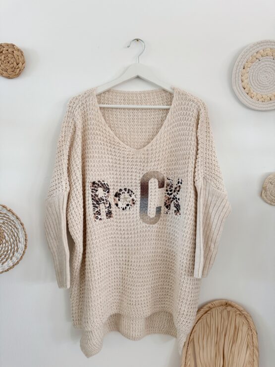 0213 Leo Pullover in weiß, beige, taupe, khaki, schwarz - Image 4