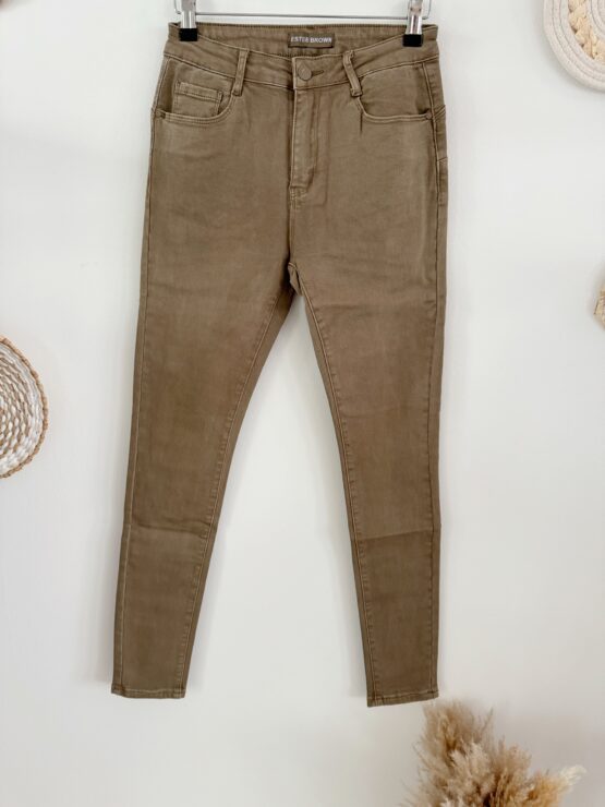 00203 Lookforward Skinny Jeans beige - Image 5