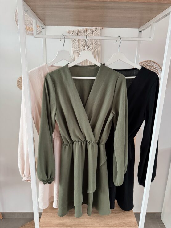 0306 Kleid in Wickel-Optik – Feminin, bequem - Image 2