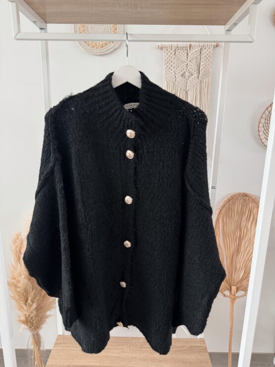 0296 Cardigan mit goldenen Knöpfen – Bild 4