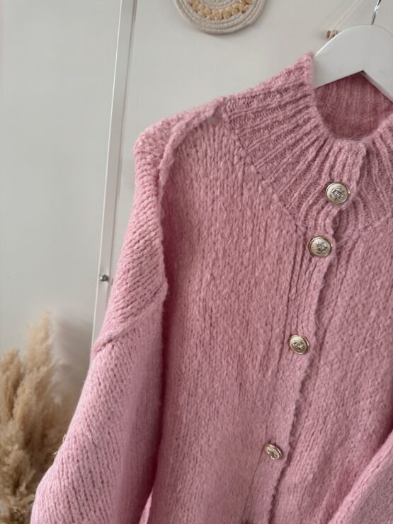 0296 Cardigan mit goldenen Knöpfen – Bild 8