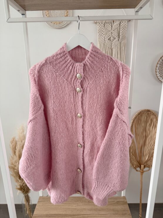 0296 Cardigan mit goldenen Knöpfen – Bild 11