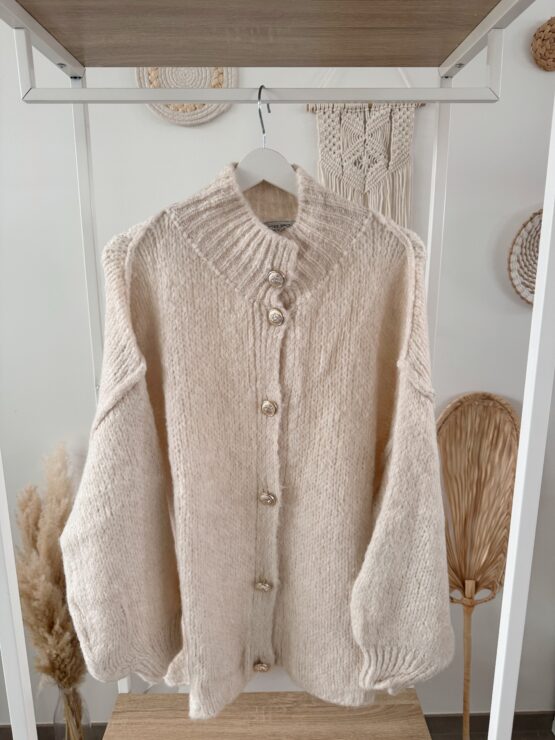 0296 Cardigan mit goldenen Knöpfen – Bild 31