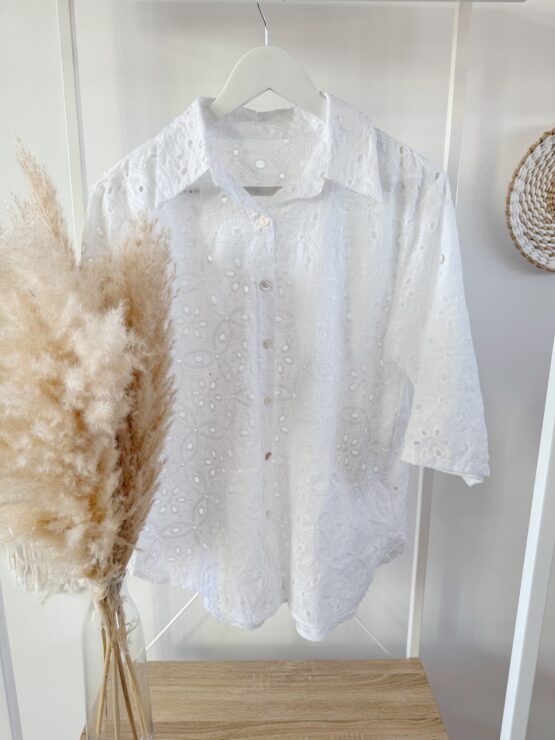 0339 ✨ Romantische Broderie-Bluse – Eleganz trifft auf Boho-Vibes! ✨ – Bild 5