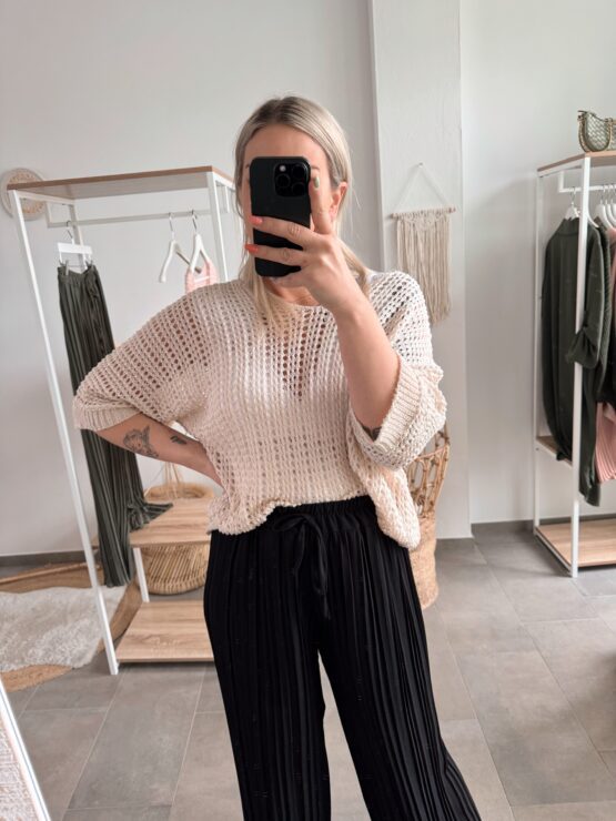 0345 ✨ Häkelpullover mit V-Ausschnitt – luftig, locker & so charmant ✨ – Bild 13