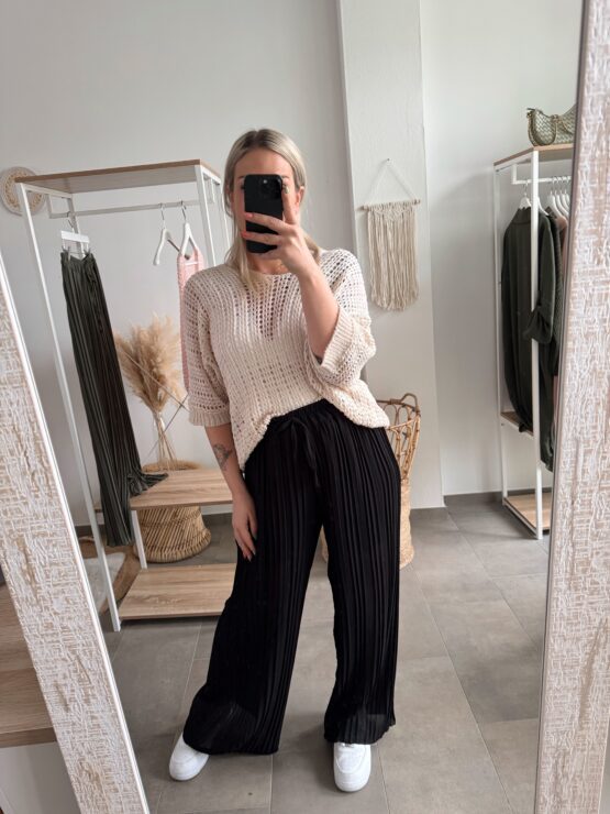 0345 ✨ Häkelpullover mit V-Ausschnitt – luftig, locker & so charmant ✨ – Bild 12