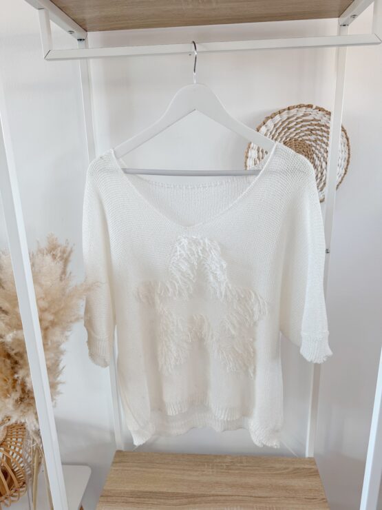 0338 ✨ Strickpullover mit Stern-Detail – Lässig & Stylisch! ✨ - Image 3