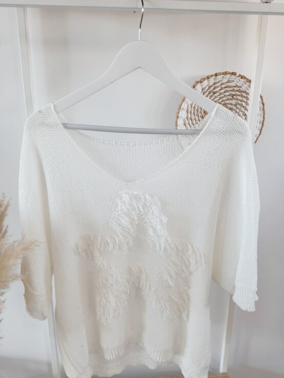 0338 ✨ Strickpullover mit Stern-Detail – Lässig & Stylisch! ✨ - Image 6