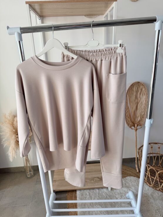 0358 Clean Comfort – Loungewear-Set mit Taschen – Bild 7