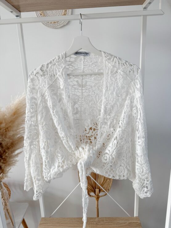 lookforward x Sarah LIMITIERTER CARDIGAN in beige, schwarz, weiß - Image 10