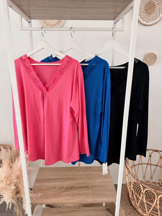 PS 03 ✨ Zart, weich & ein Hauch Romantik – dein neues Lieblings-Longsleeve mit Spitze ✨ - Image 3