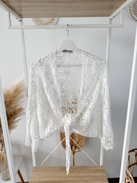 lookforward x Sarah LIMITIERTER CARDIGAN in beige, schwarz, weiß - Image 13
