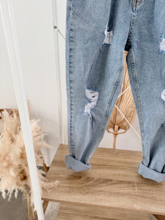 371 Boyfriend Jeans – Hellblau destroyed - Image 9