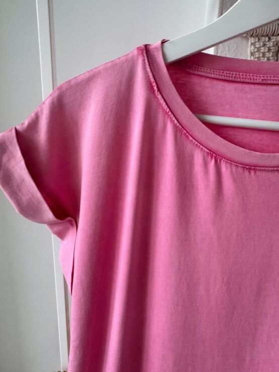 390 ✨ Locker-leicht & perfekt für jeden Tag – dein neues T-Shirtkleid in Pink oder Anthrazit ✨ – Bild 7