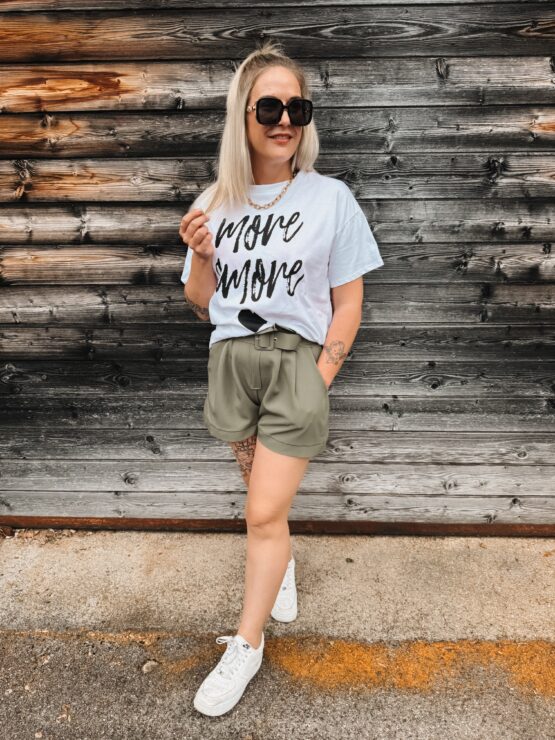 387 ✨ Stylische Paperbag-Shorts mit Taillengürtel ✨ - Image 2