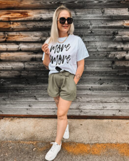 387 ✨ Stylische Paperbag-Shorts mit Taillengürtel ✨