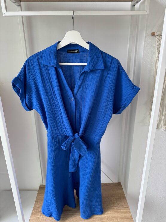 376 ✨ Musselin Hemdblusenkleid mit Bindung – casual chic & einfach bezaubernd ✨ - Image 10