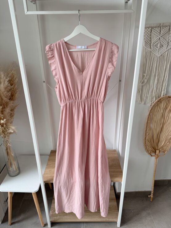 375 ✨ Musselin Maxikleid mit Volantärmeln – feminin, fließend & federleicht ✨ - Image 2