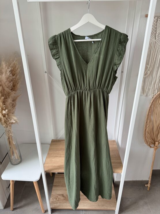375 ✨ Musselin Maxikleid mit Volantärmeln – feminin, fließend & federleicht ✨ - Image 3