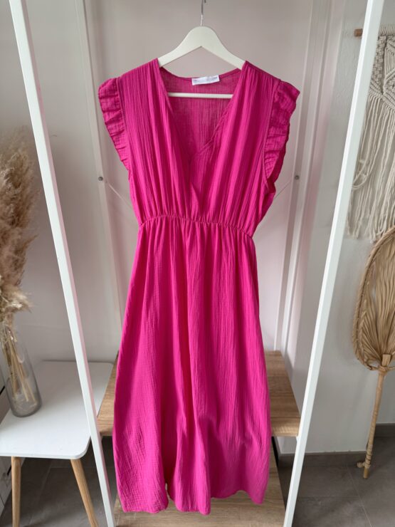 375 ✨ Musselin Maxikleid mit Volantärmeln – feminin, fließend & federleicht ✨ - Image 4