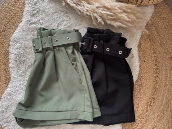 387 ✨ Stylische Paperbag-Shorts mit Taillengürtel ✨ - Image 7