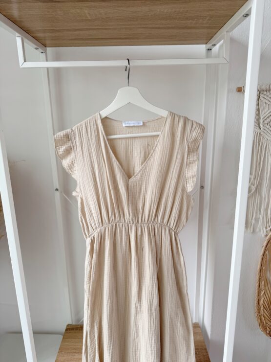 375 ✨ Musselin Maxikleid mit Volantärmeln – feminin, fließend & federleicht ✨ - Image 7