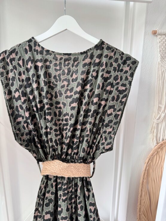 ✨374 Leo-Wickelkleid mit Gürtel – wild, weich & wunderbar feminin ✨ – Bild 4