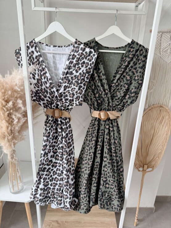 ✨374 Leo-Wickelkleid mit Gürtel – wild, weich & wunderbar feminin ✨ – Bild 16