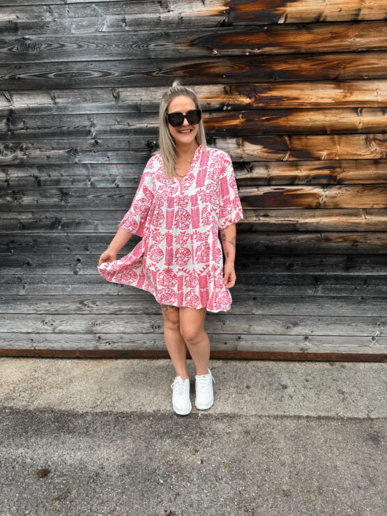 ✨377 Sommerkleid mit Boho-Print – verspielt, leicht & ein echter Hingucker ✨