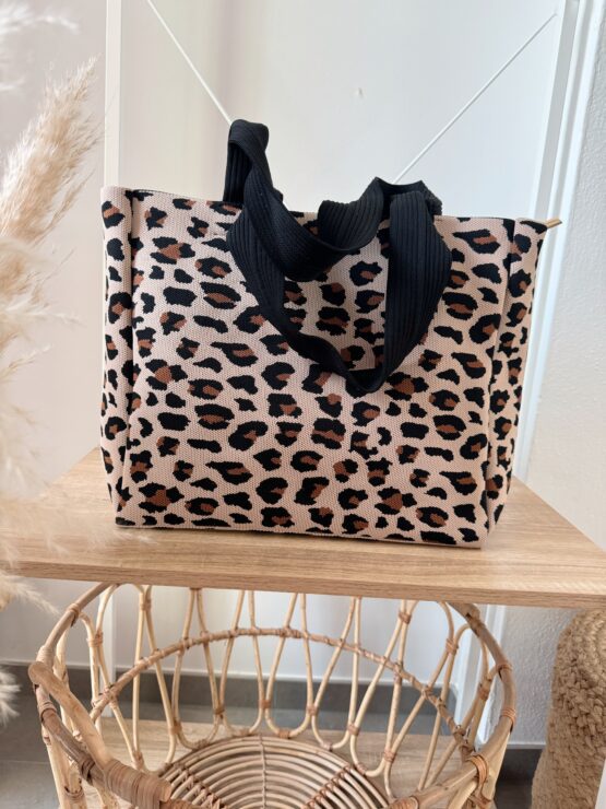 LIMITIERT 🐾 Leo Love – stylische Shopper-Tasche mit Wildherz 🐾