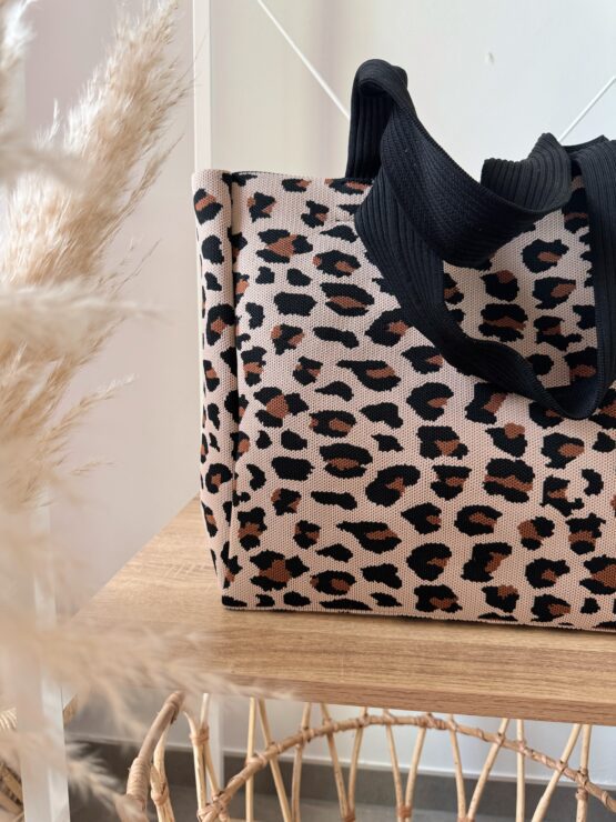LIMITIERT 🐾 Leo Love – stylische Shopper-Tasche mit Wildherz 🐾 – Bild 3
