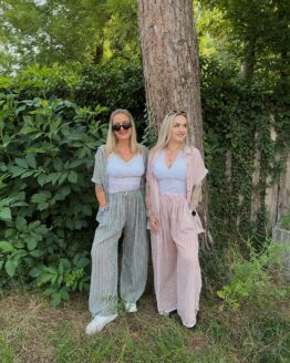 411 lookforward x Sarah ✨ Luftig, lässig & so stylish – dein Sommer-Zweiteiler in Leinen-Optik ✨