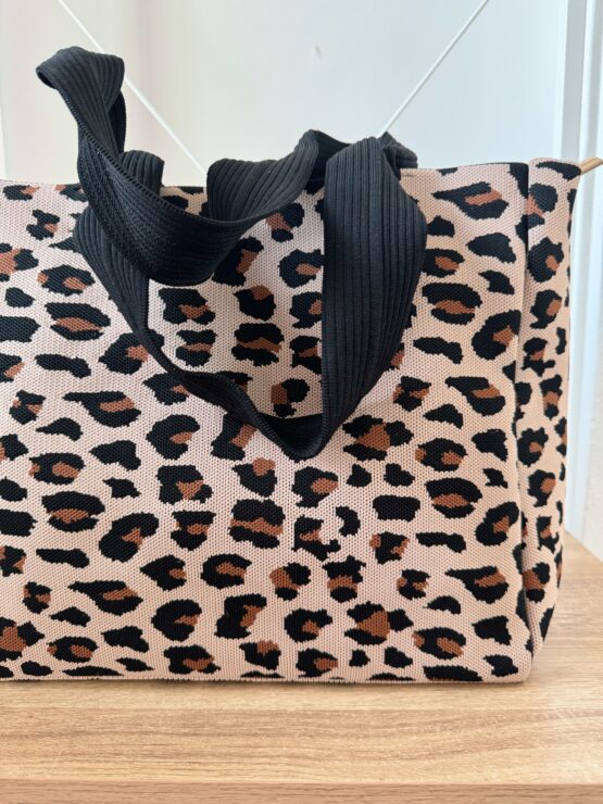 LIMITIERT 🐾 Leo Love – stylische Shopper-Tasche mit Wildherz 🐾 – Bild 4