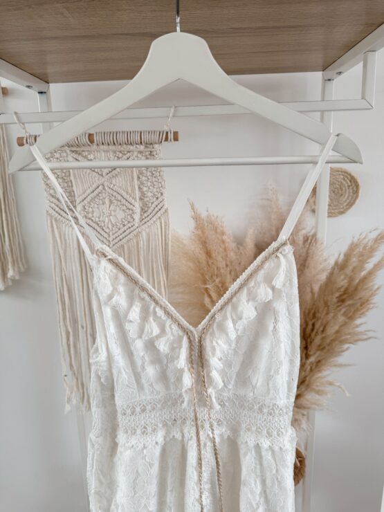 LIMITED BOHO KOLLEKTION 402 🌾 Boho Romance Jumpsuit – zarte Spitze & Tassel-Liebe 🌾 – Bild 4