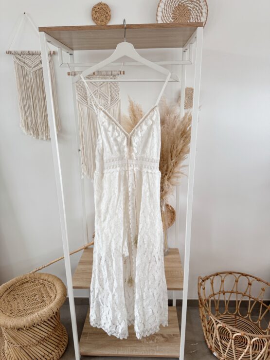 LIMITED BOHO KOLLEKTION 402 🌾 Boho Romance Jumpsuit – zarte Spitze & Tassel-Liebe 🌾 – Bild 9