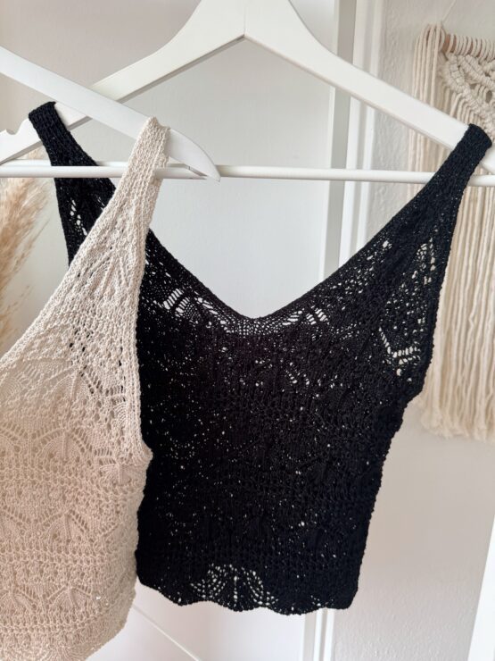 416 🤍 Boho Crochet Top – handgemacht fürs Herz ✨ – Bild 4