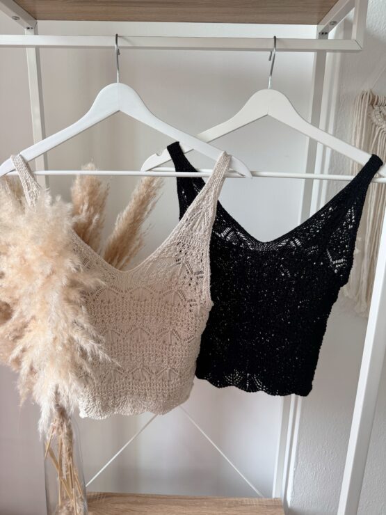 416 🤍 Boho Crochet Top – handgemacht fürs Herz ✨