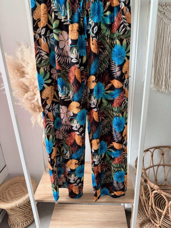 415 🌸 Tropenhose mit Blumenprint – dein farbenfroher Summer Vibe ✨ – Bild 5