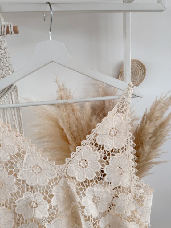 399 🌸 Boho Bloom – Häkel-Top mit Fransen & Blumenmuster🌸 – Bild 3