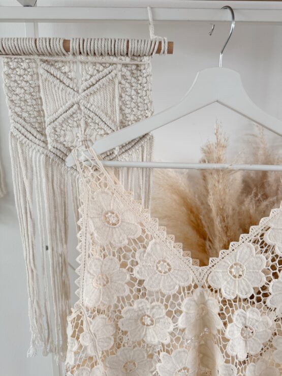 399 🌸 Boho Bloom – Häkel-Top mit Fransen & Blumenmuster🌸 – Bild 4