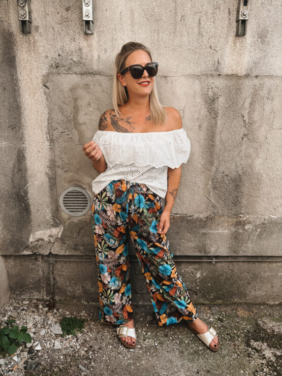 415 🌸 Tropenhose mit Blumenprint – dein farbenfroher Summer Vibe ✨ – Bild 14