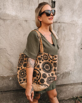 🖤 Boho-Vibes pur – deine neue Lieblings-Korbtasche 🖤