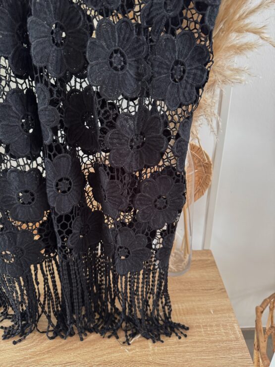 399 🌸 Boho Bloom – Häkel-Top mit Fransen & Blumenmuster🌸 – Bild 11