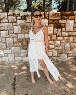 LIMITED BOHO KOLLEKTION 402 🌾 Boho Romance Jumpsuit – zarte Spitze & Tassel-Liebe 🌾